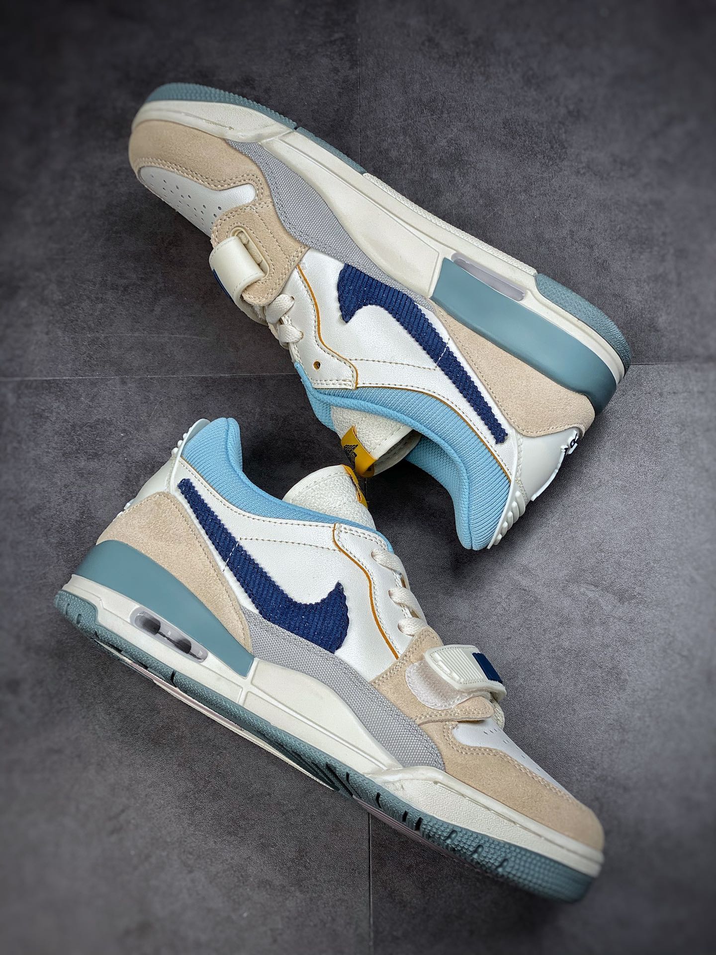 260 Air Jordan Legacy 312 米白蓝 顶级纯原版本头层皮DQ5347-141