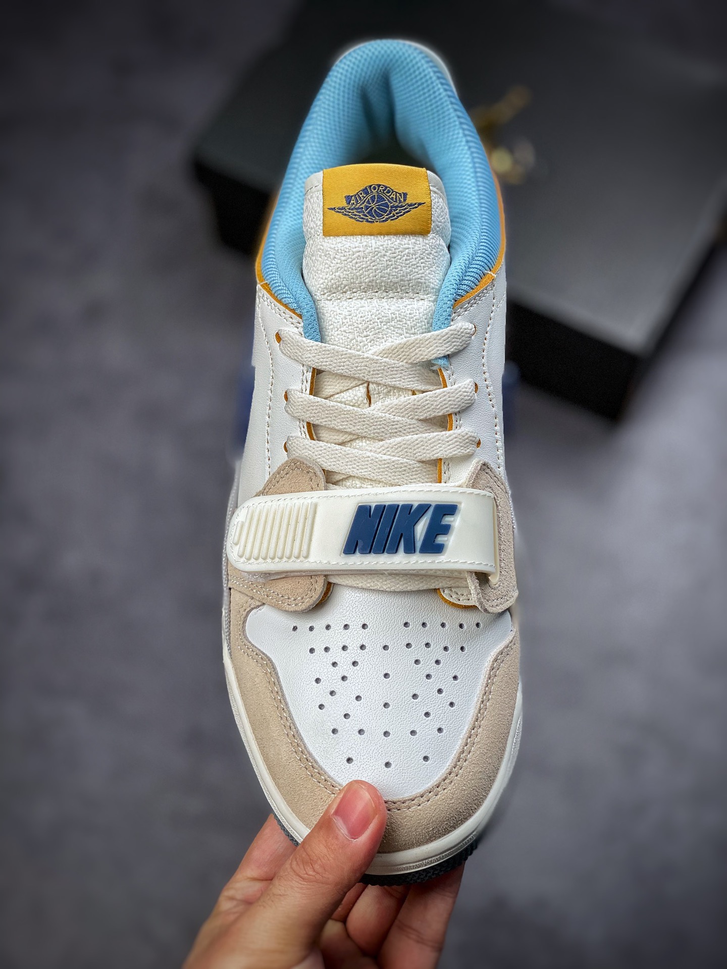 260 Air Jordan Legacy 312 米白蓝 顶级纯原版本头层皮DQ5347-141