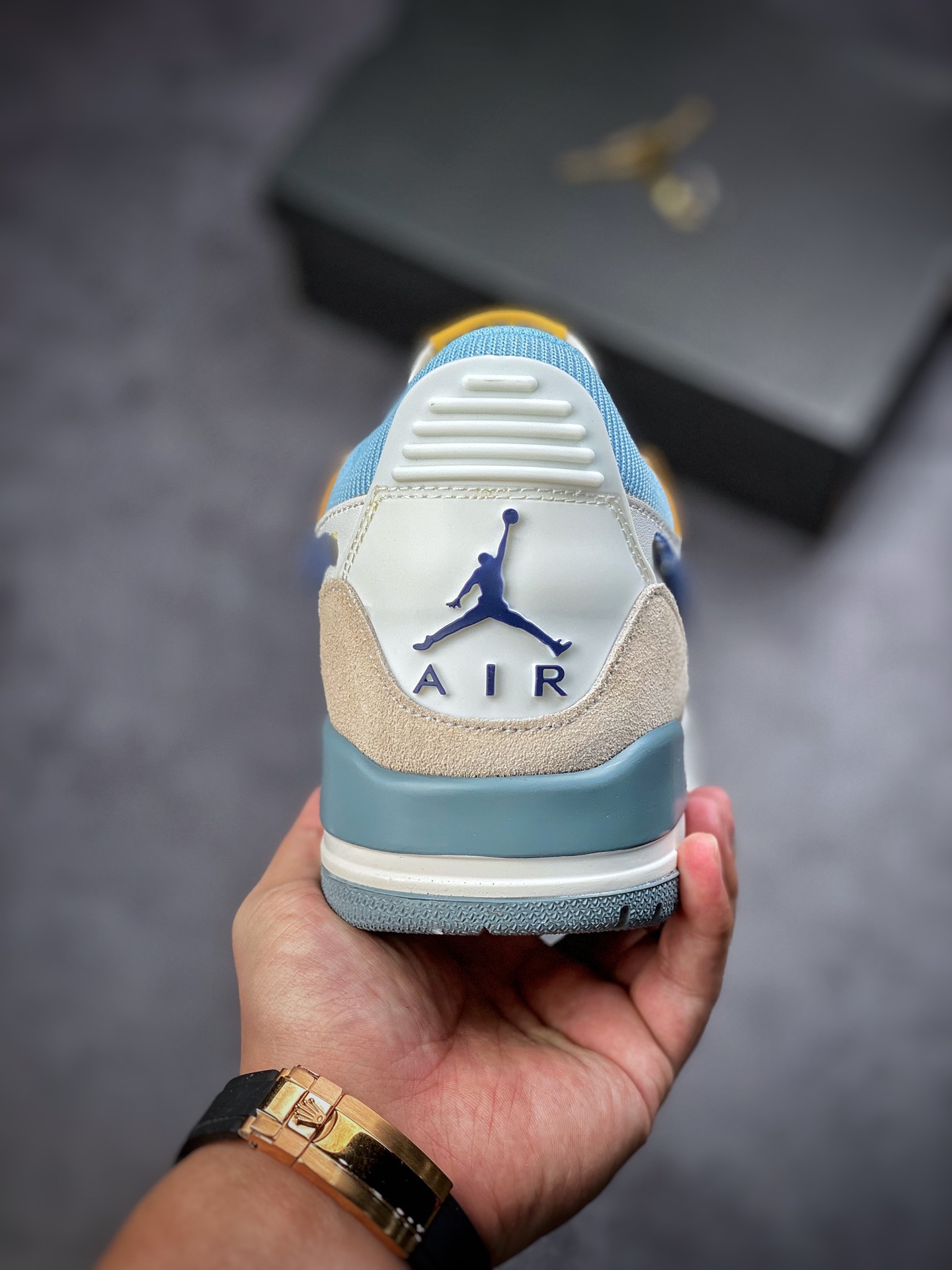260 Air Jordan Legacy 312 米白蓝 顶级纯原版本头层皮DQ5347-141