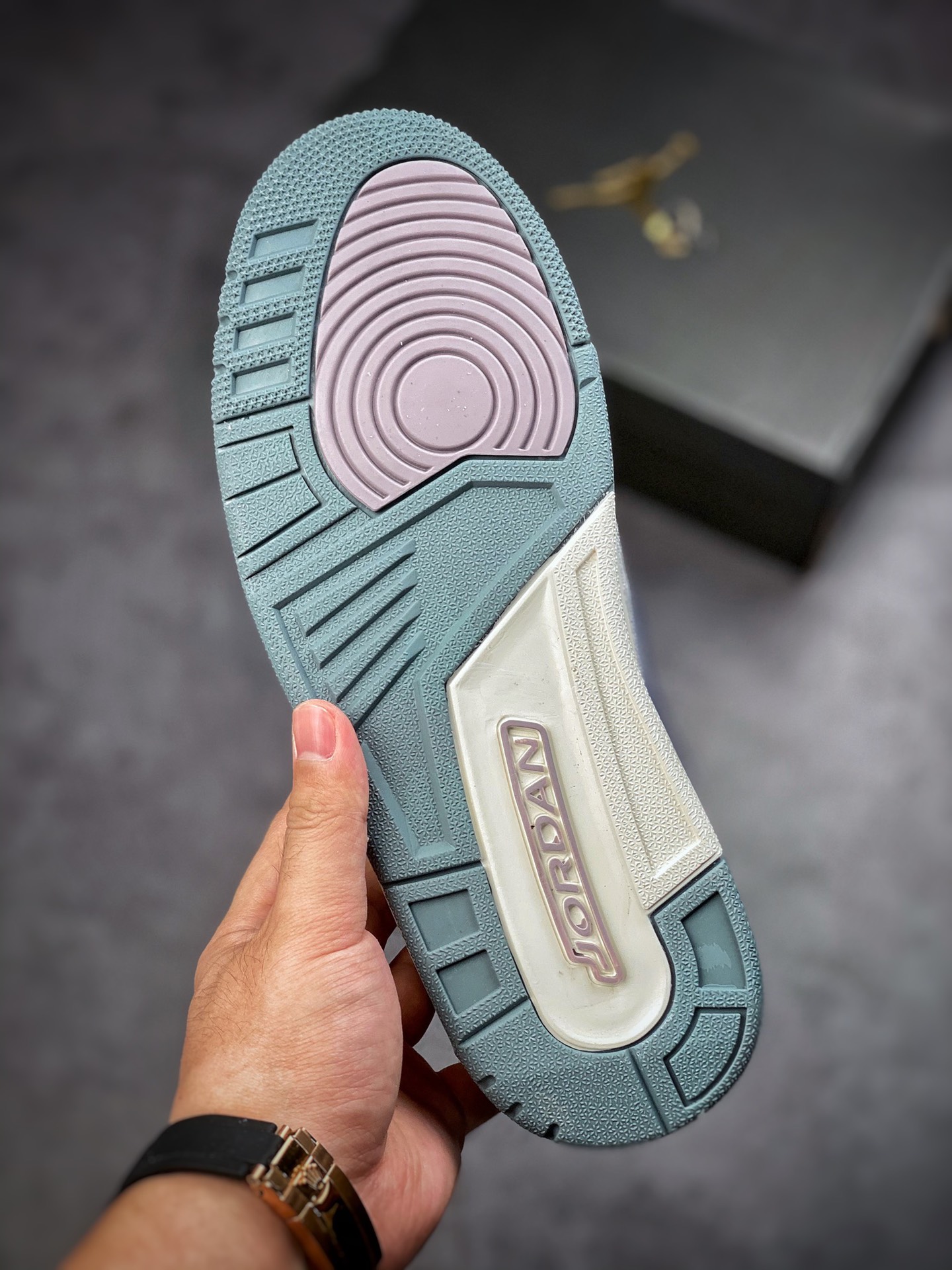 260 Air Jordan Legacy 312 米白蓝 顶级纯原版本头层皮DQ5347-141