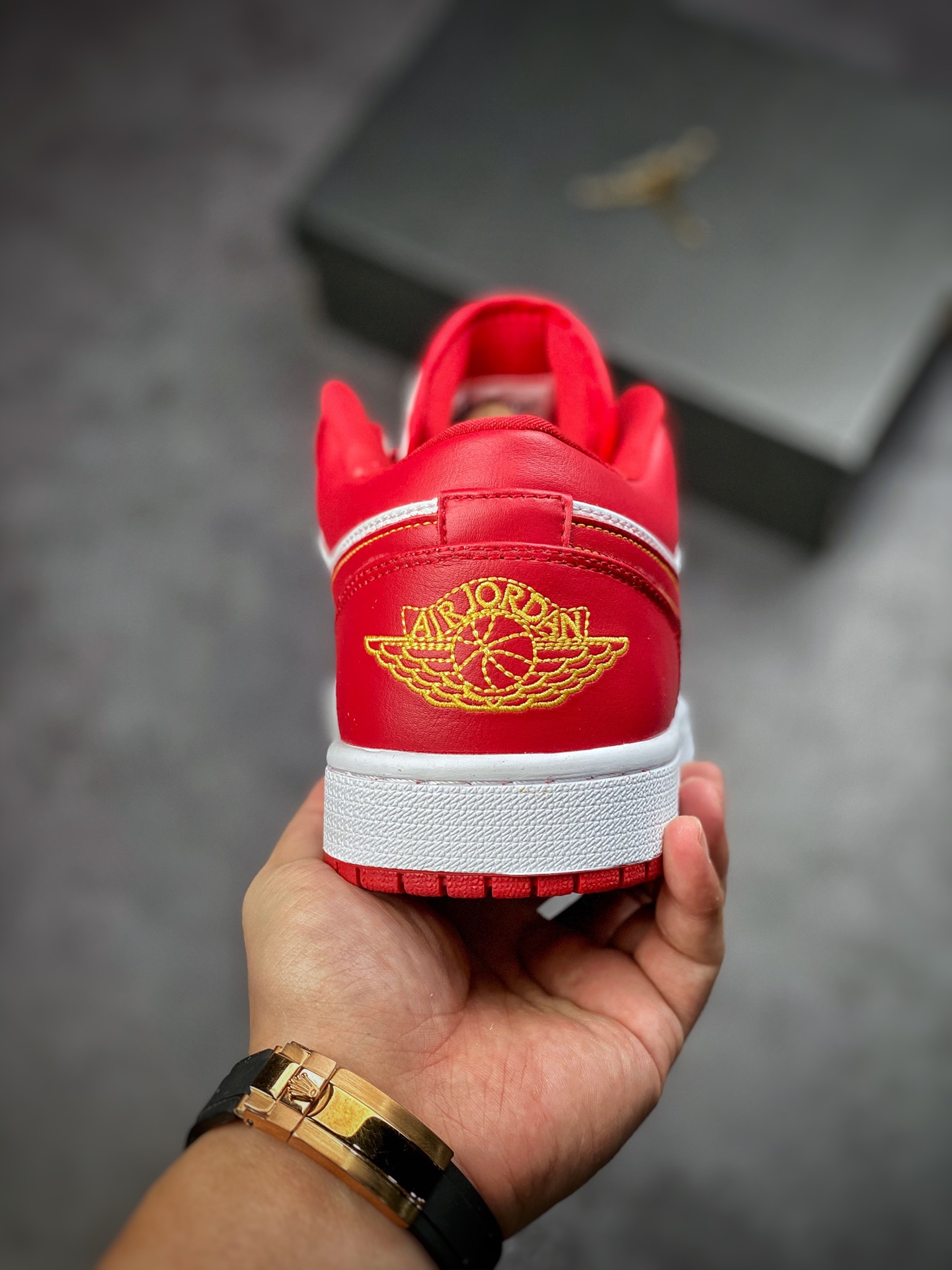 200 Air Jordan 1 Low 白红 AJ1乔1低帮休闲板鞋 553558-607