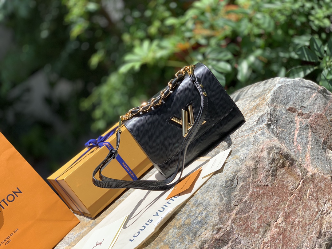 🌼 m59887尺寸23 x 17 x 9.5 CM ，黑色中号海外买手渠道，原厂原料！优雅气质的表达唯