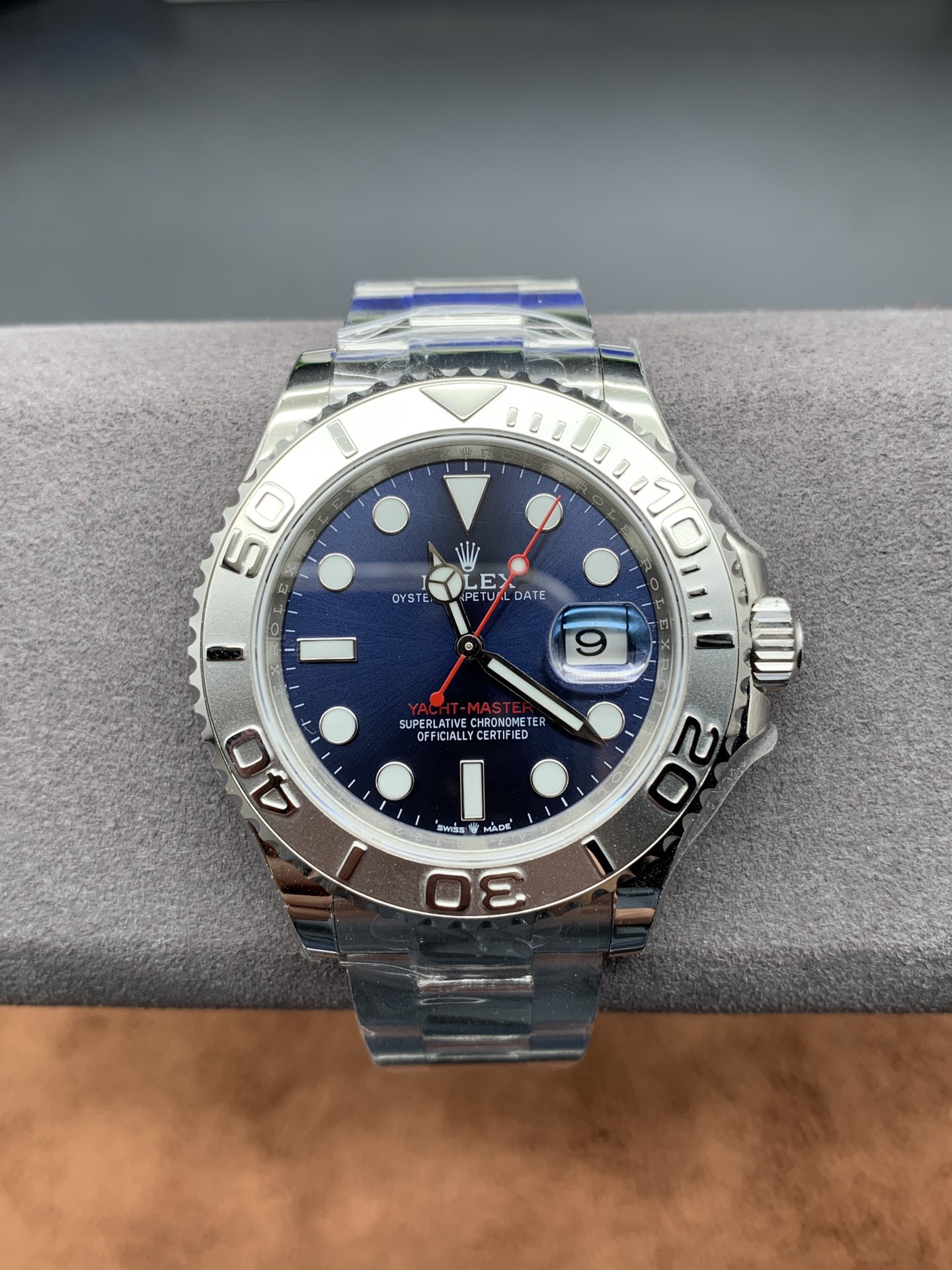 ROLEX Rolex шэры Yacht-Master сіні цыферблат - топ-якасць