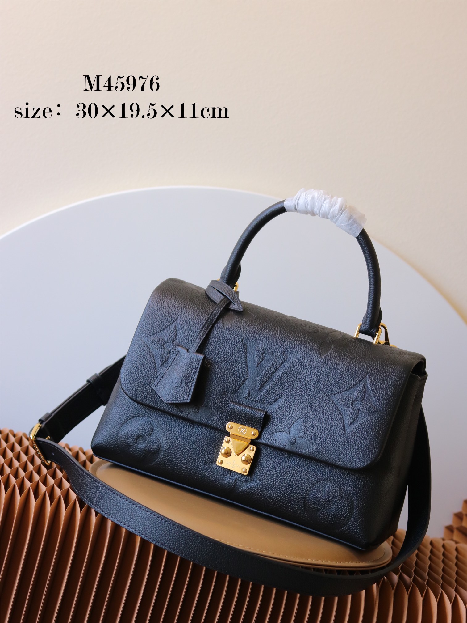 Louis Vuitton Bags Handbags Top Designer replica
 Black Grey Empreinte​ Cowhide Casual M46041
