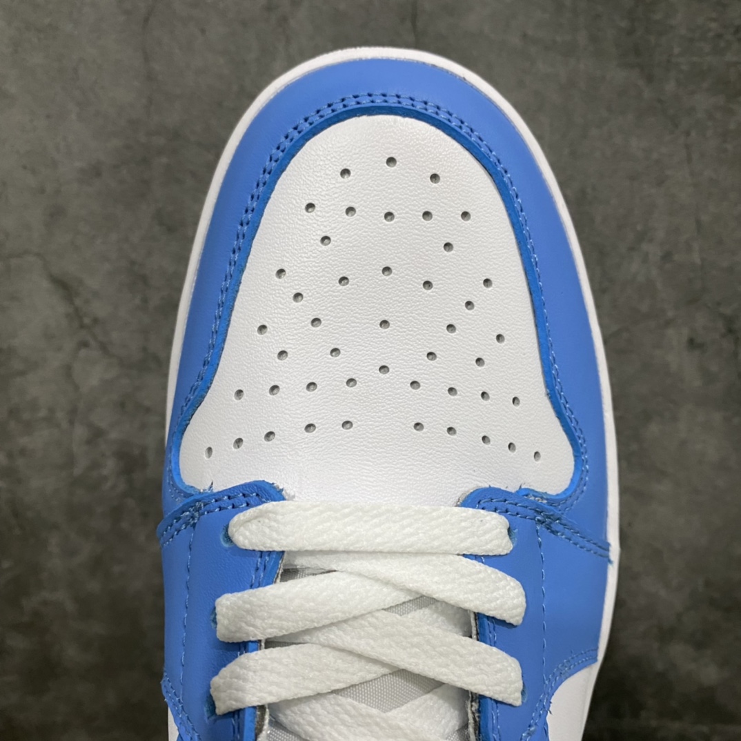 图片[5]-纯原AJ1 高尔夫系列上架 Air Jordan AJ1 Low Golf 北卡蓝 原鞋开模 私模大底开发 原厂内置气垫 全头层小牛皮 高清洁度 正确上翘鞋型 鞋舌AJ原厂专用牛津布+AJ专用反口珍珠布 原厂无杂质高弹内里海棉+特殊封边弹力鞋带 货号：DD9315-100 尺码：36-46-选品中心