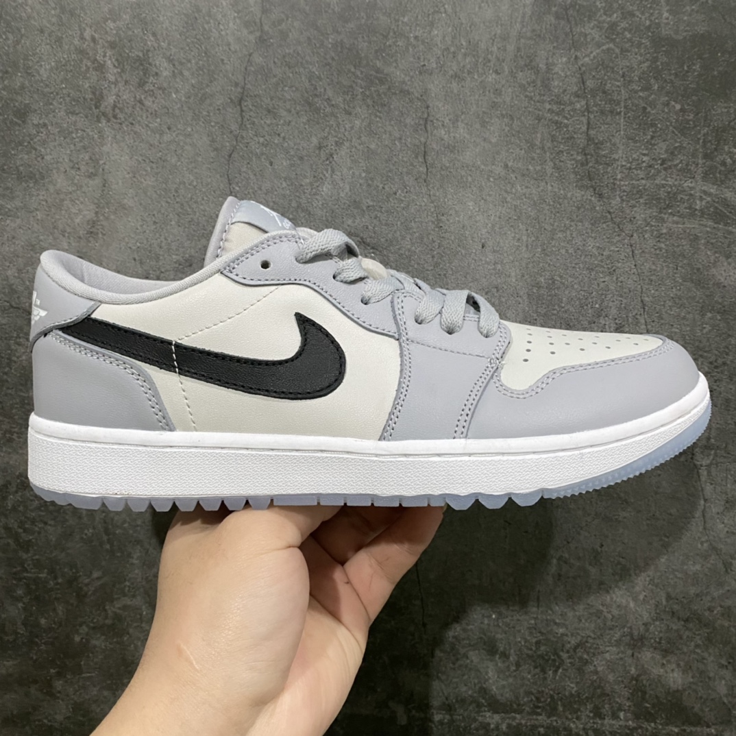 纯原aj1 高尔夫系列上架 Air Jordan AJ1 Low Golf 狼灰 小迪奥 原鞋开模 私模大底开发 原厂内置气垫 全头层小牛皮 高清洁度 正确上翘鞋型 鞋舌AJ原厂专用牛津布+AJ专用反口珍珠布 原厂无杂质高弹内里海棉+特殊封边弹力鞋带 货号:DD9315-002 尺码:36-46-选品中心