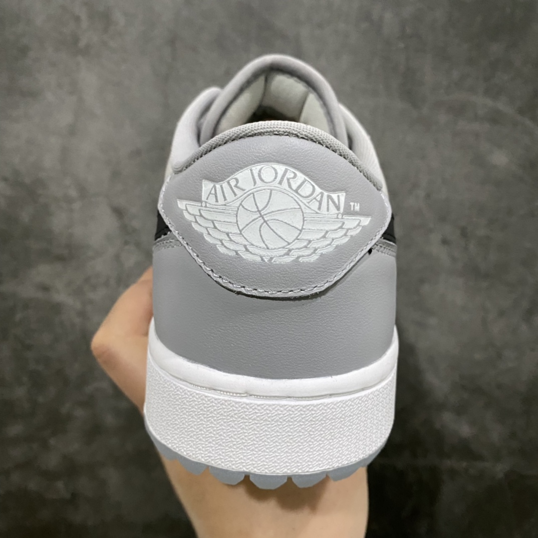 图片[3]-纯原aj1 高尔夫系列上架 Air Jordan AJ1 Low Golf 狼灰 小迪奥 原鞋开模 私模大底开发 原厂内置气垫 全头层小牛皮 高清洁度 正确上翘鞋型 鞋舌AJ原厂专用牛津布+AJ专用反口珍珠布 原厂无杂质高弹内里海棉+特殊封边弹力鞋带 货号：DD9315-002 尺码：36-46-选品中心