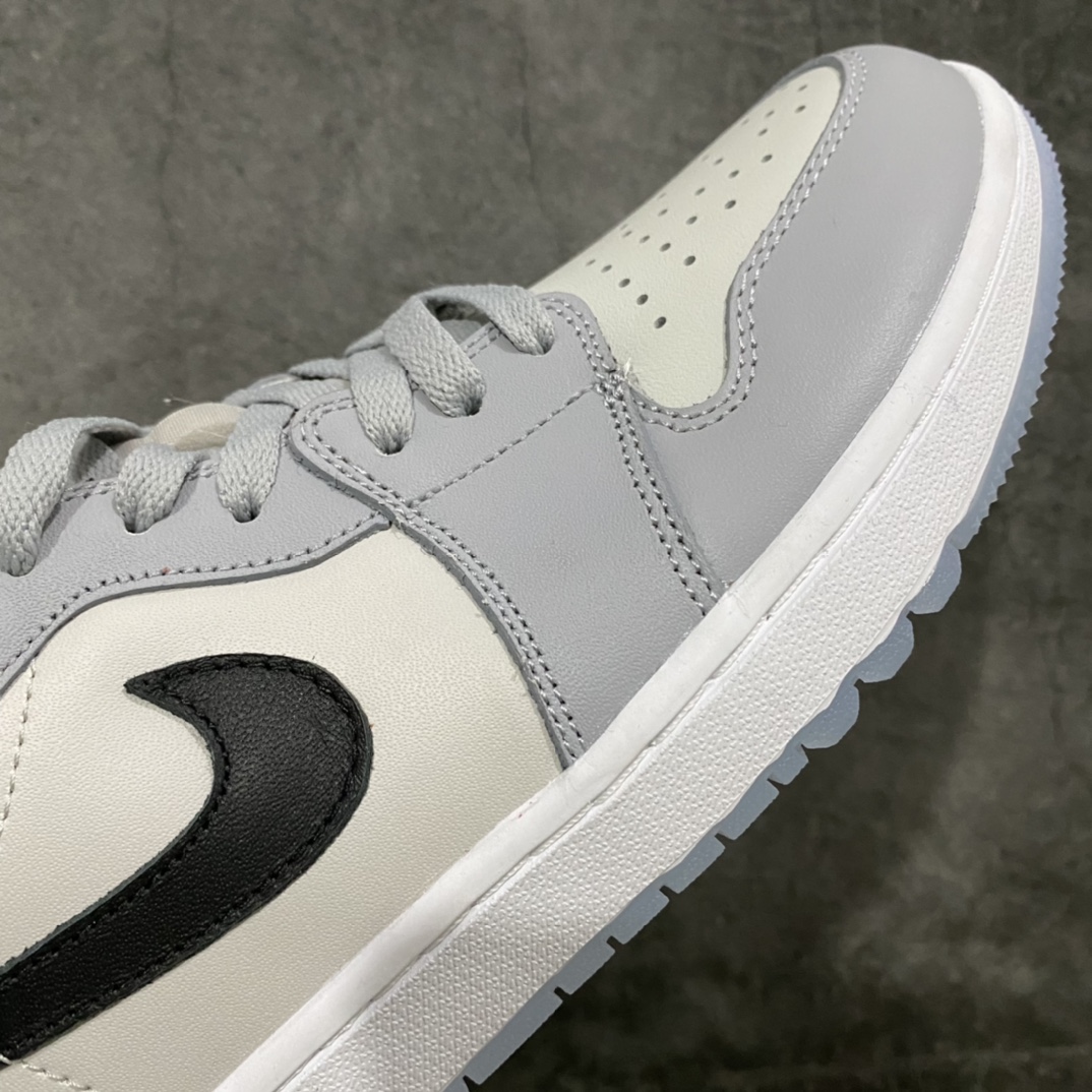 图片[6]-纯原aj1 高尔夫系列上架 Air Jordan AJ1 Low Golf 狼灰 小迪奥 原鞋开模 私模大底开发 原厂内置气垫 全头层小牛皮 高清洁度 正确上翘鞋型 鞋舌AJ原厂专用牛津布+AJ专用反口珍珠布 原厂无杂质高弹内里海棉+特殊封边弹力鞋带 货号：DD9315-002 尺码：36-46-选品中心