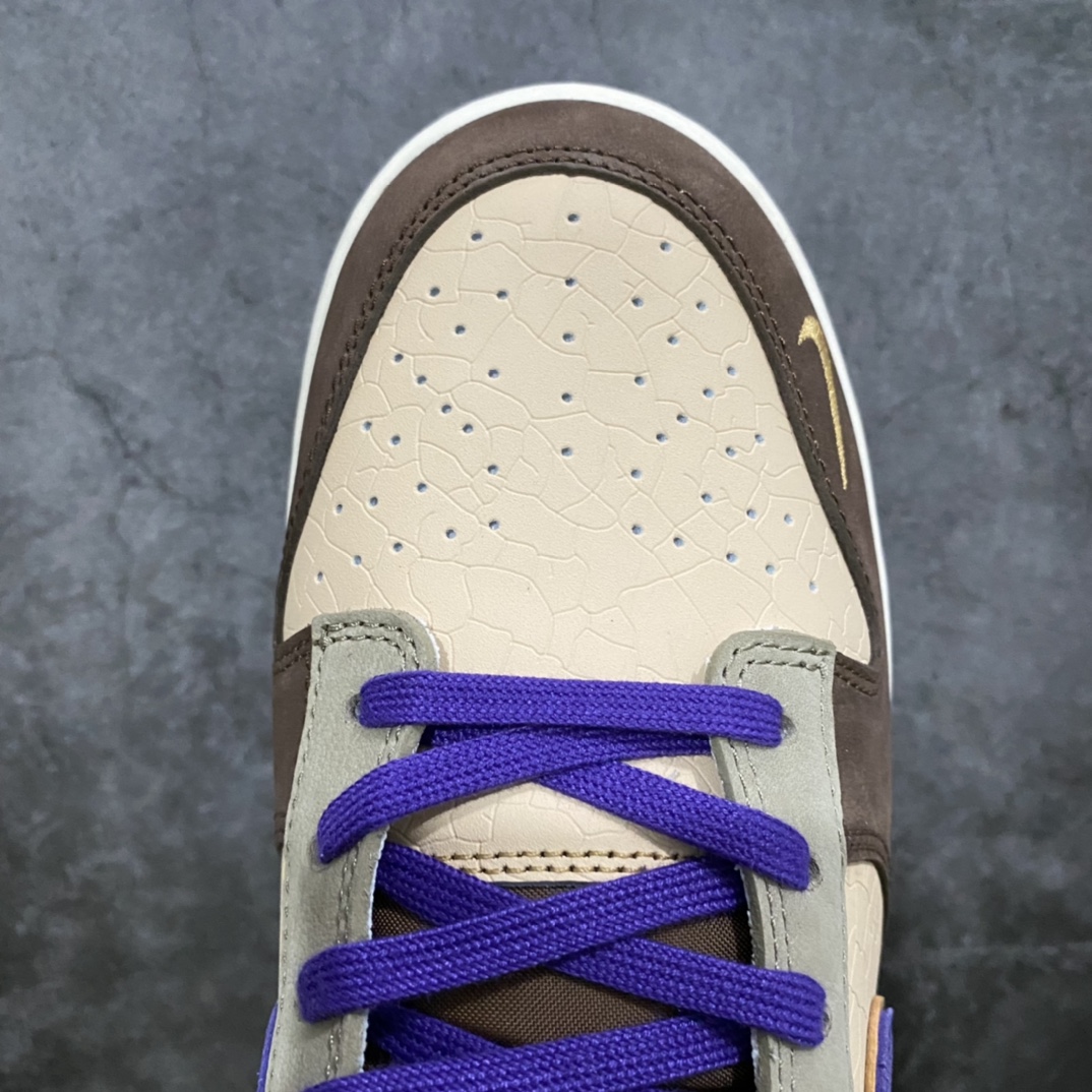 图片[5]-PK版本Dunk Low “Setsubun” 棕色 魔神 复古休闲板鞋 货号：DQ5009-268 顶级纯原生产线 独家原版原盒开模打造 原厂织唛标 一致匹配原版 原楦原纸板开发 匹配原版98%以上 后跟垫棉独家呈现 后跟反口里弧度正确 全新后跟电绣 电绣针数与正品一致 原厂皮料 质感无敌 皮料切割干净 无任何毛边 清洁度细节完美 尺码：36 36.5 37.5 38 38.5 39 40 40.5 41 42 42.5 43 44 44.5 45 46 47.5-选品中心