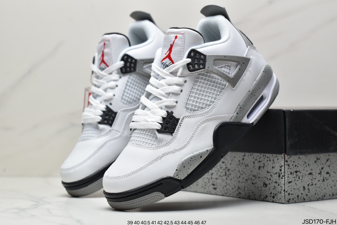 200  Air Jordan 4 Retro OG "Cement" 白水泥 AJ4 乔丹4代 aj4 乔4 白水泥 840606