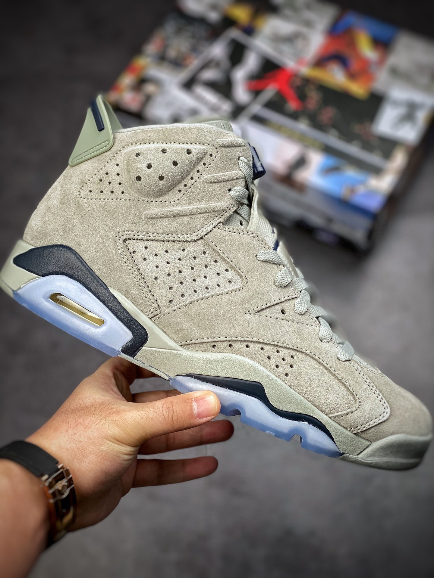 430 【纯原】Air Jordan 6 Retro ”Georgetown” 复刻乔治城灰蓝 CT8529-012