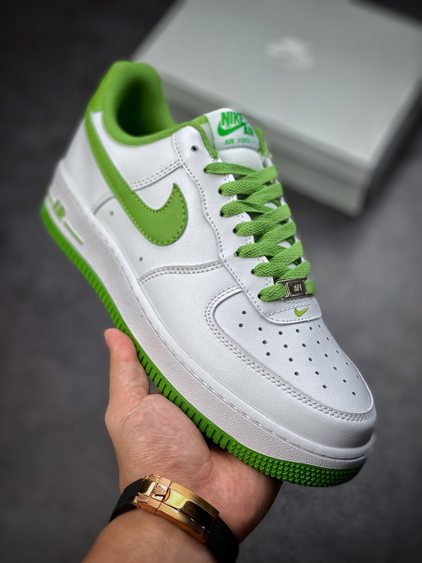 160 Nike Air Force 1 Low 07 白绿 DH7561-105