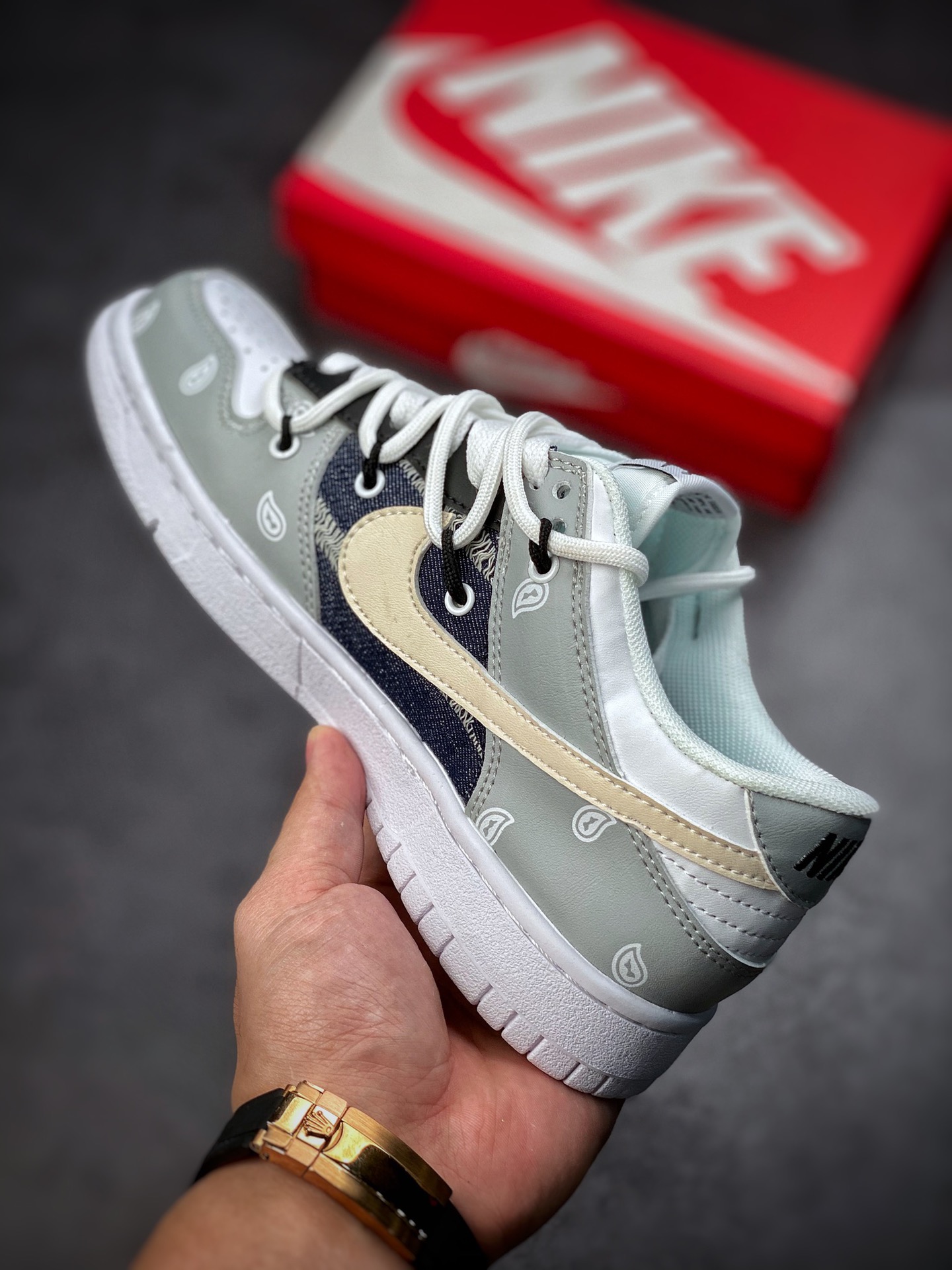 190 Futura x Nike Dunk Low SB联名 解构绑带滑板鞋 DD3363-002