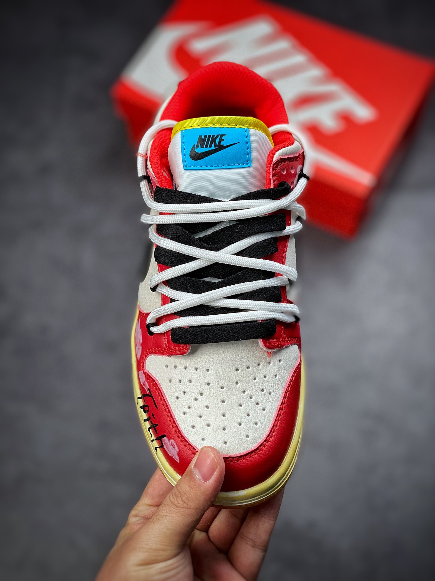 190 Futura x Nike Dunk Low SB联名 解构绑带滑板鞋 CZ2496-100