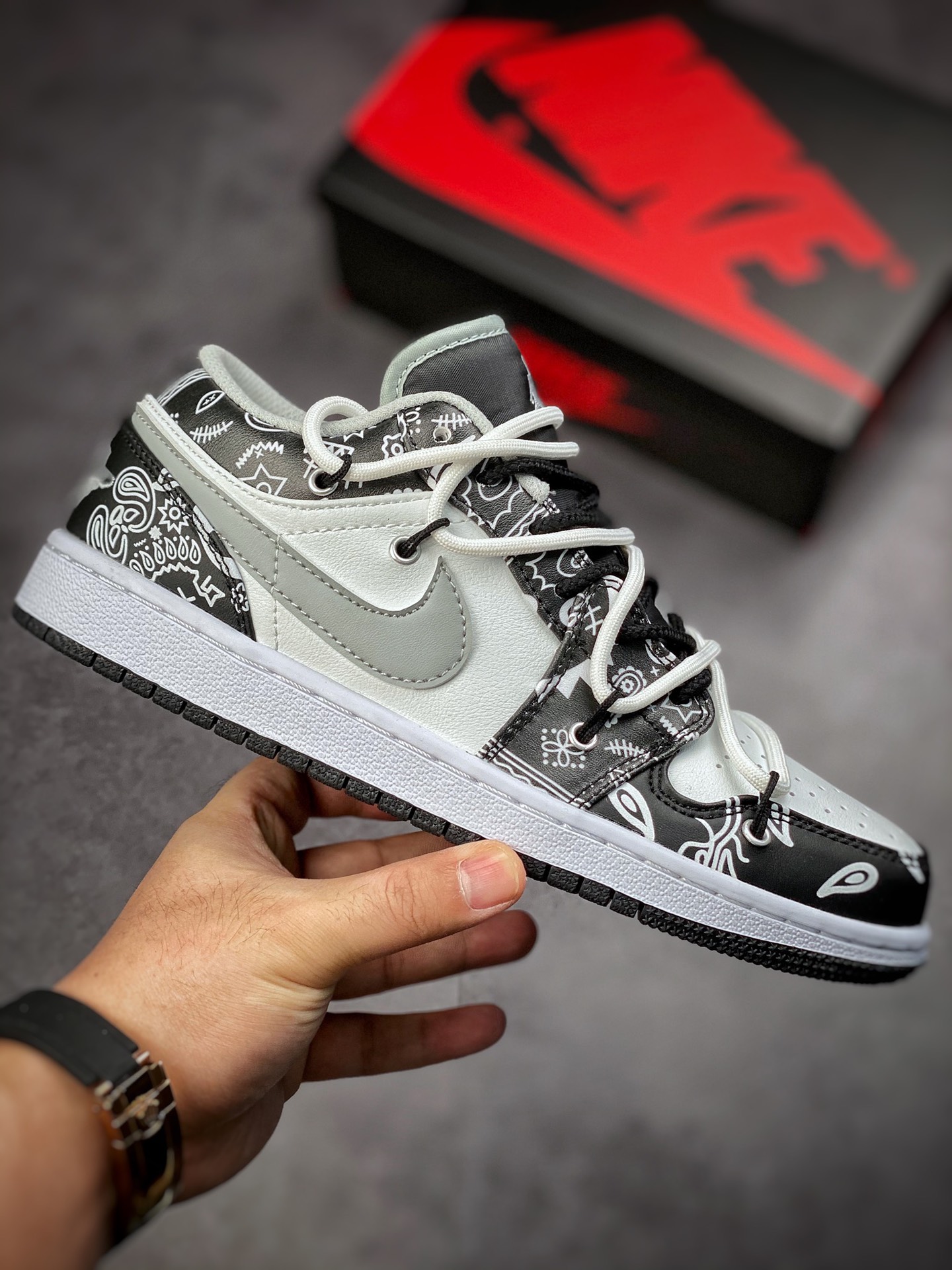 170 Air Jordan 1 Low 解构抽绳低帮 AJ1乔1低帮休闲板鞋 553558-040