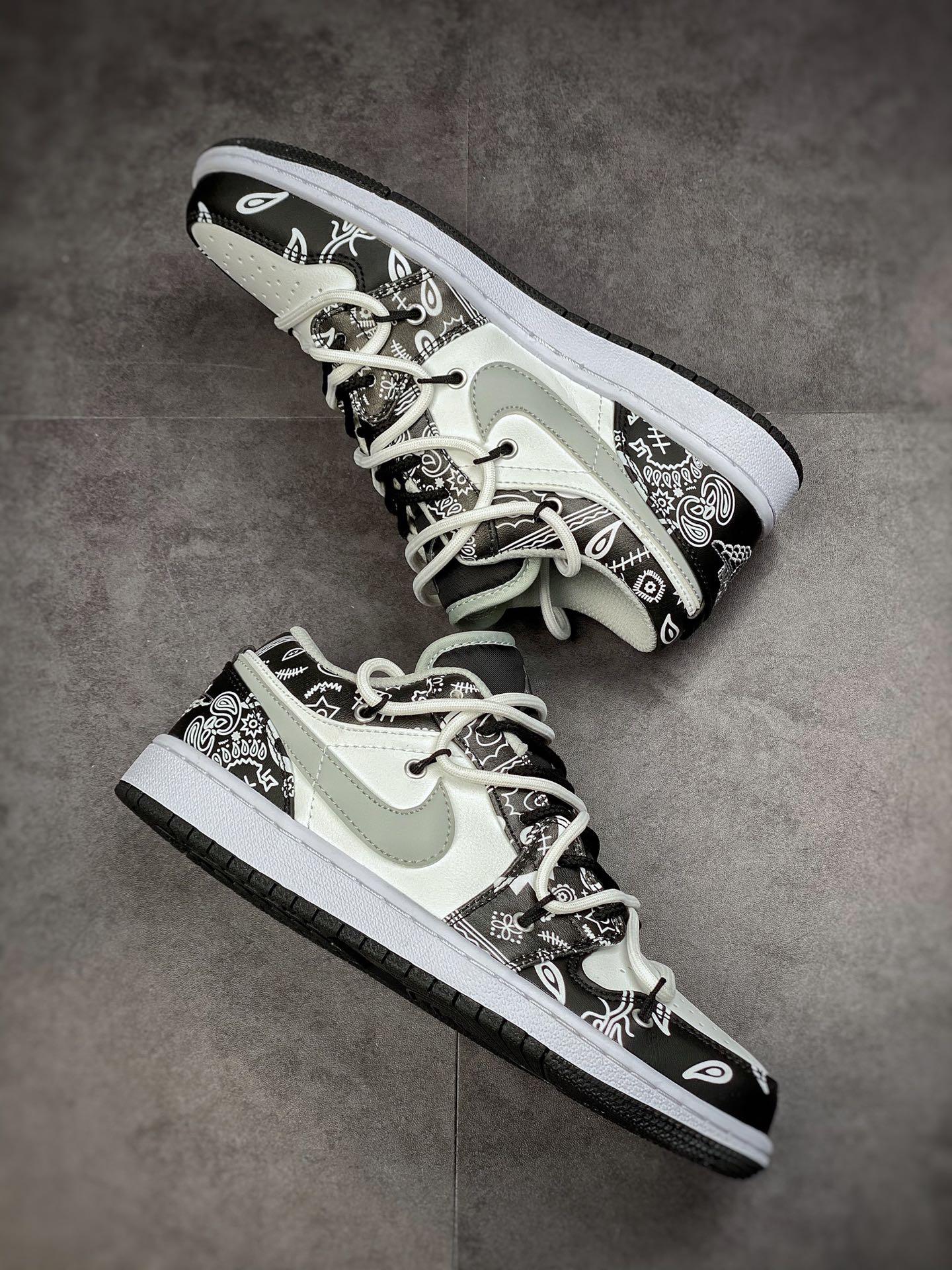 170 Air Jordan 1 Low 解构抽绳低帮 AJ1乔1低帮休闲板鞋 553558-040