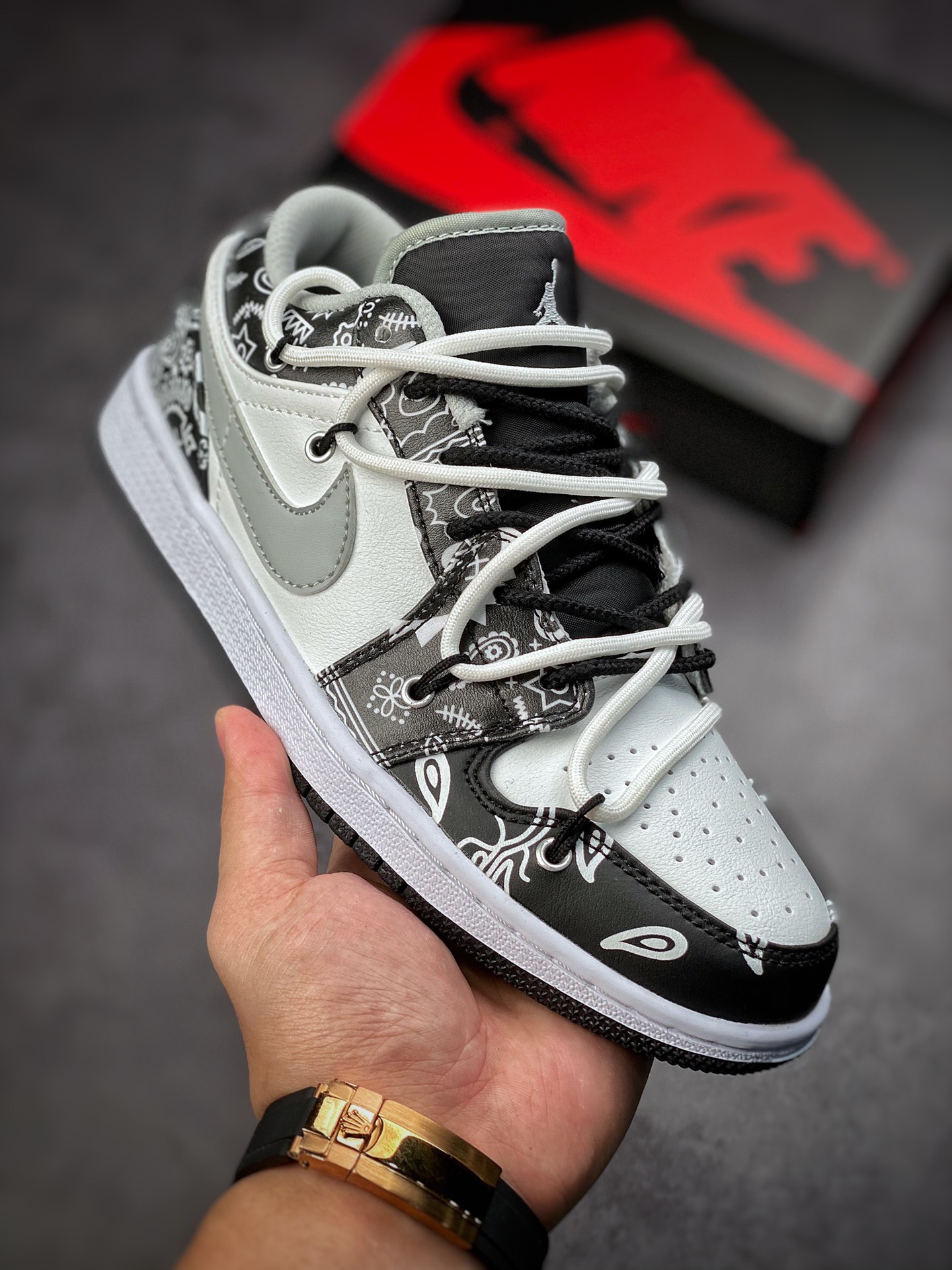 170 Air Jordan 1 Low 解构抽绳低帮 AJ1乔1低帮休闲板鞋 553558-040