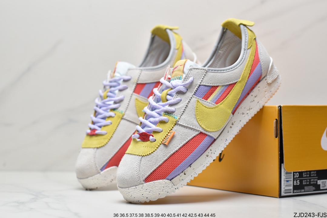 240 耐克Union x Nike Cortez情侣款 阿甘系列 运动休闲跑步鞋DR1413