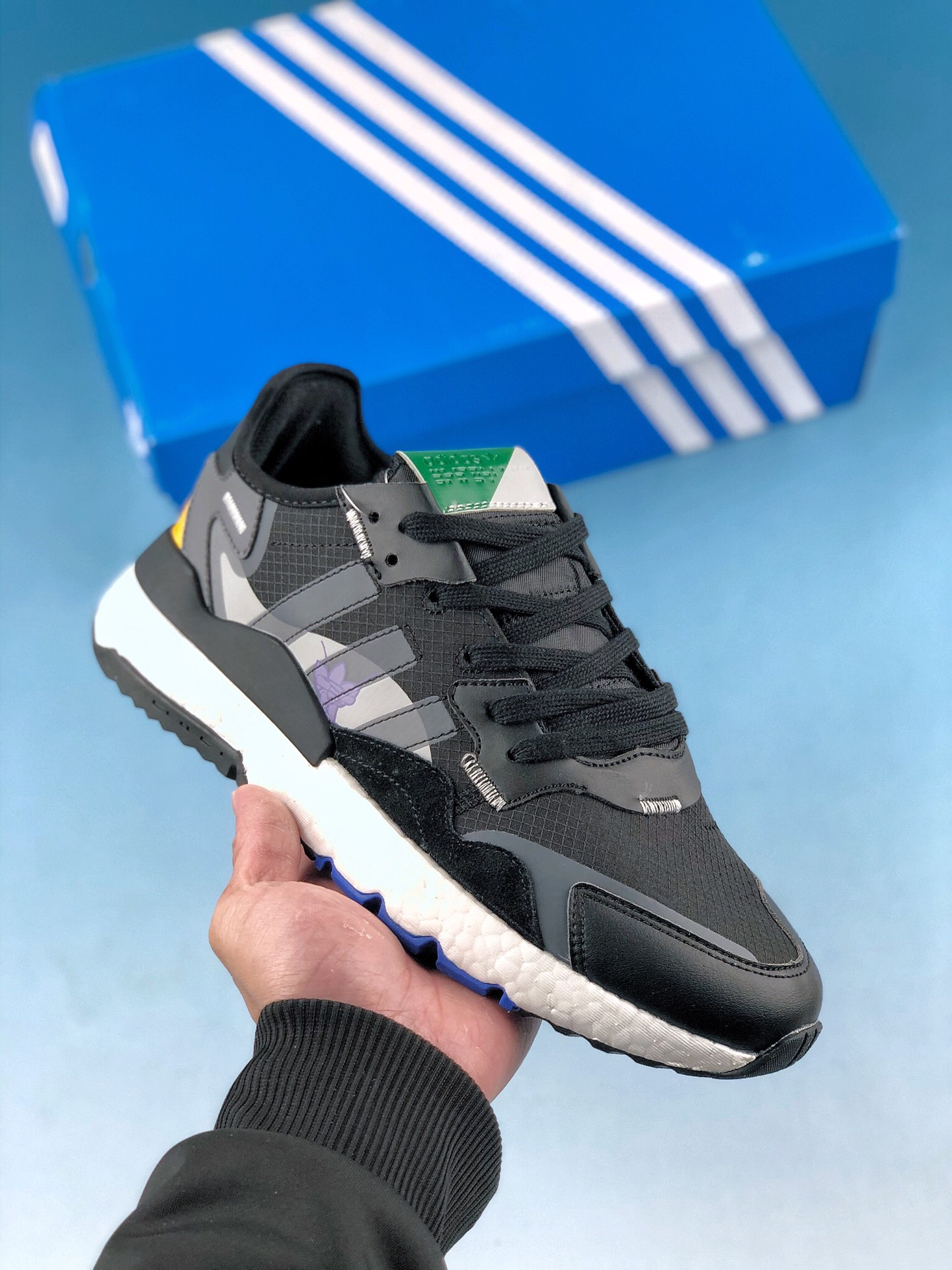 本地自取 支持放店
Adidas Originals Nite Jogger 夜行者 3M反光
货号：GX2184
尺码：36-45带半码