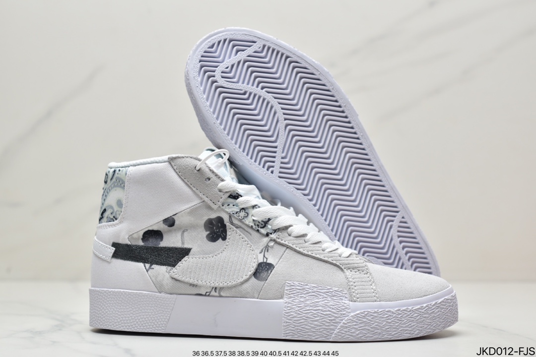 160 真标 Nike SB ZOOM BLAZER MID PRM 复古经典中帮百搭休闲运动板鞋DM0859