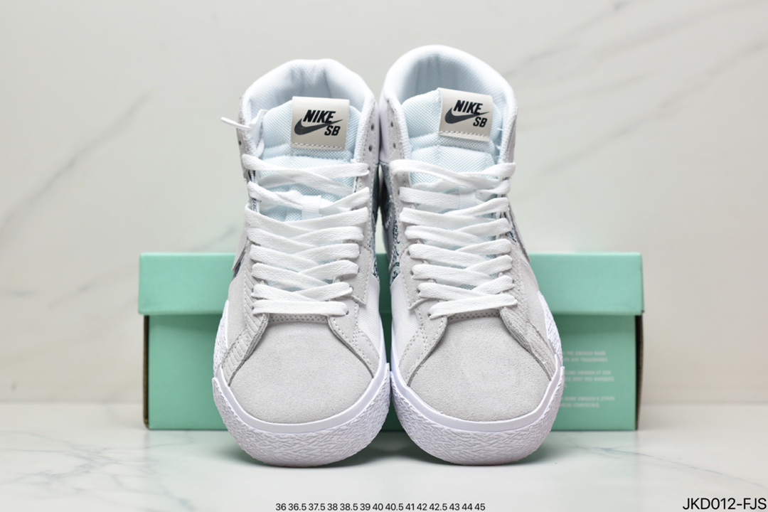 160 真标 Nike SB ZOOM BLAZER MID PRM 复古经典中帮百搭休闲运动板鞋DM0859