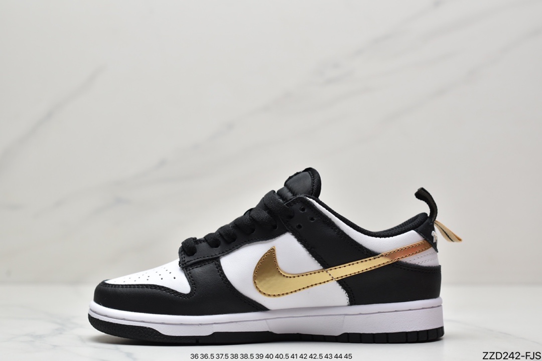 250 NK SB Dunk Low prm 金银熊猫SB扣碎篮板时尚休闲板鞋 DH9764-001