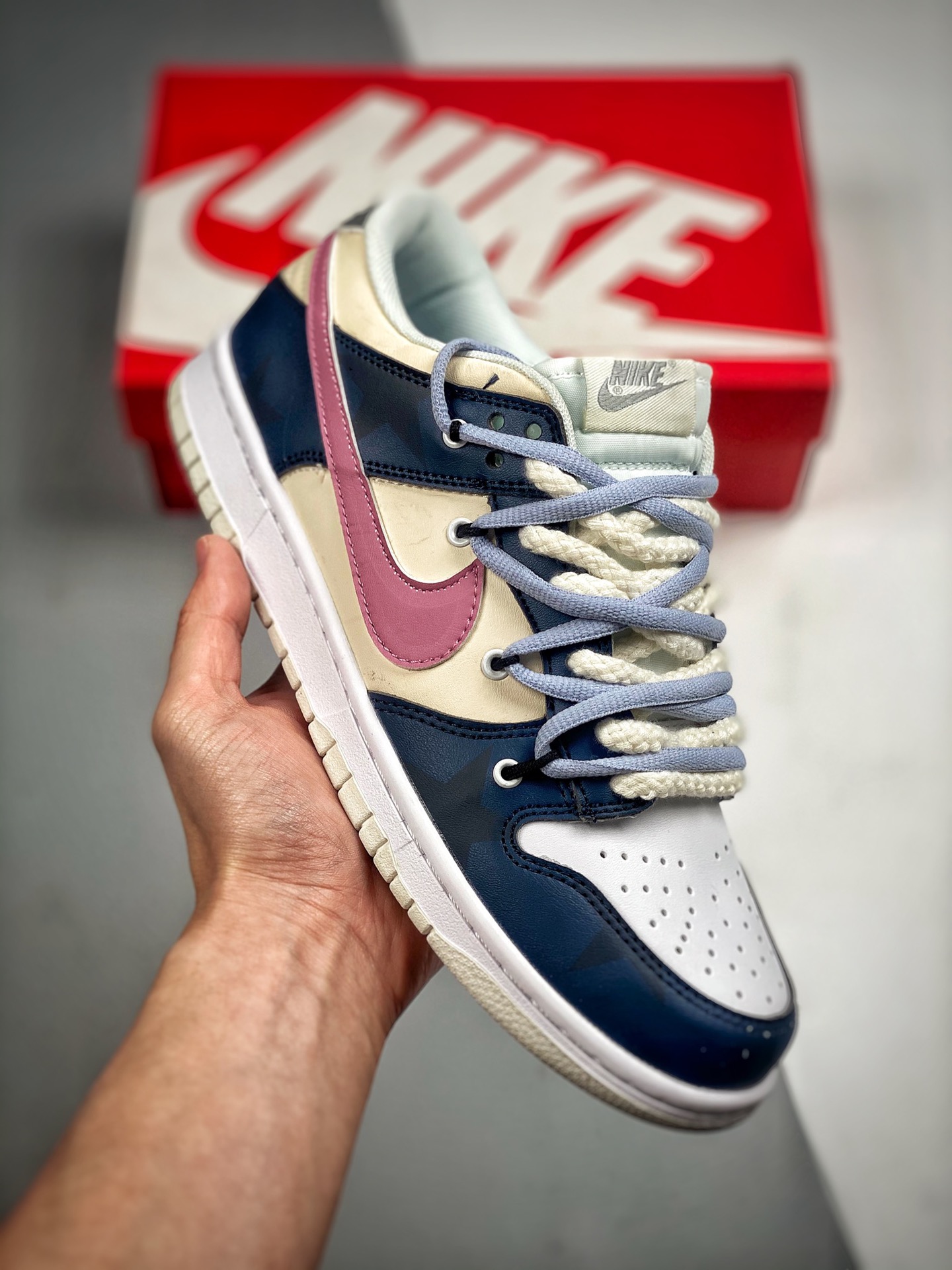 -2 Nk Dunk SB Low correa deconstructiva gran fábrica puro original salida fotos reales primer lanzamiento material de c…