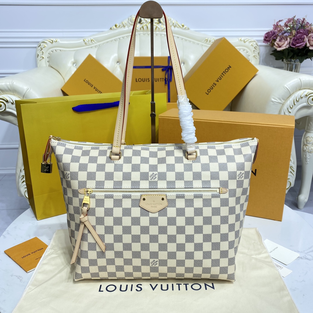 Louis Vuitton Bags Handbags Coffee Color White Damier Azur Canvas