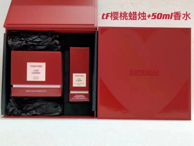 Tom Ford Lost Cherry Scented Candle and Perfume Gift Set, Aromatic Luxury 1 Tom Ford Lost Cherry Scented Candle and Perfume Gift Set, Aromatic Luxury
