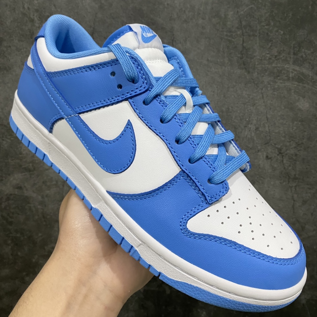 图片[4]-YT版本Dunk Low大学蓝 终极鞋型改进版 鞋头弧度和 后跟鞋型改到完美 皮料采用同步正品的原厂Sadesa头层皮 皮质毛孔细节和zp完全一致，裁边清洁度干净无瑕，市场第一梯队的高端版，可对比各字母版本！ 价格优势 可零售高价的版本‼️ 尺码：40-46 女码出货中-选品中心
