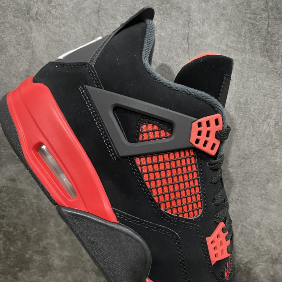 图片[7]-莞产纯原版AJ4黑红雷公CT8527-016 市售天花板品质 全鞋使用原厂材料打造 完美鞋型 网格不打皱 正确针车走线 一切细节可对比原鞋 高端零售首选版本 极力推荐 尺码：40-47.5-选品中心