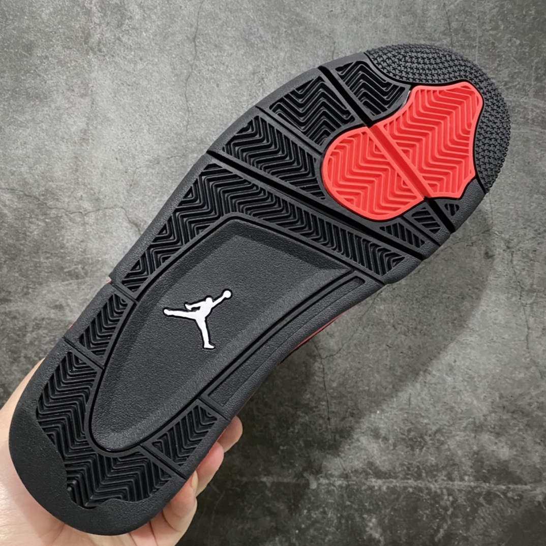 图片[9]-莞产纯原版AJ4黑红雷公CT8527-016 市售天花板品质 全鞋使用原厂材料打造 完美鞋型 网格不打皱 正确针车走线 一切细节可对比原鞋 高端零售首选版本 极力推荐 尺码：40-47.5-选品中心