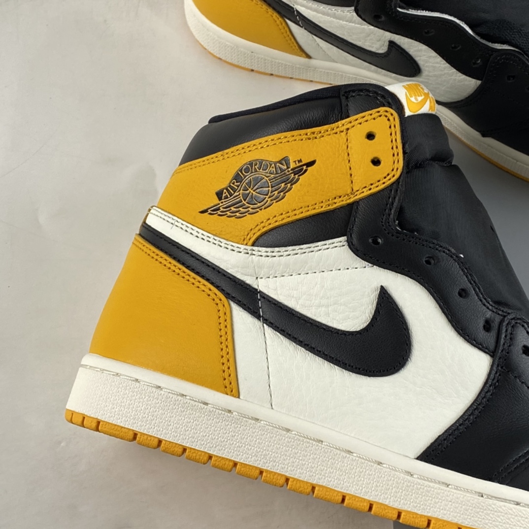 P400 Air Jordan 1 Retro High OG AJ1 乔1黑黄脚趾 555088-711