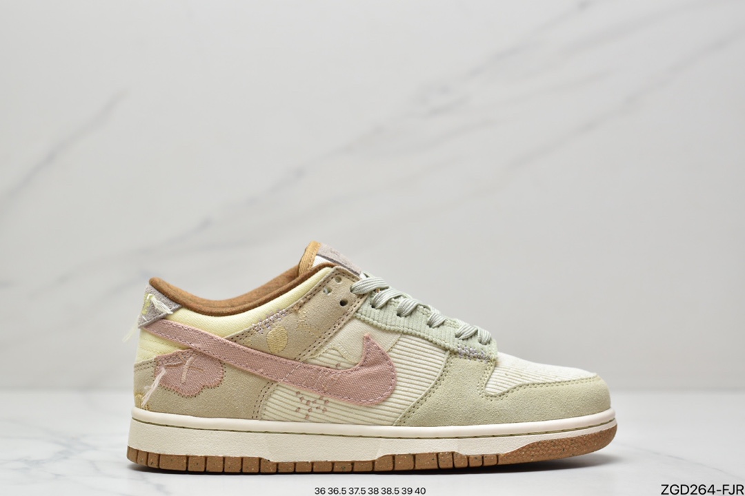 290 耐克Nike Dunk Low “Bright Side” 灰蓝灯芯绒 DQ5076