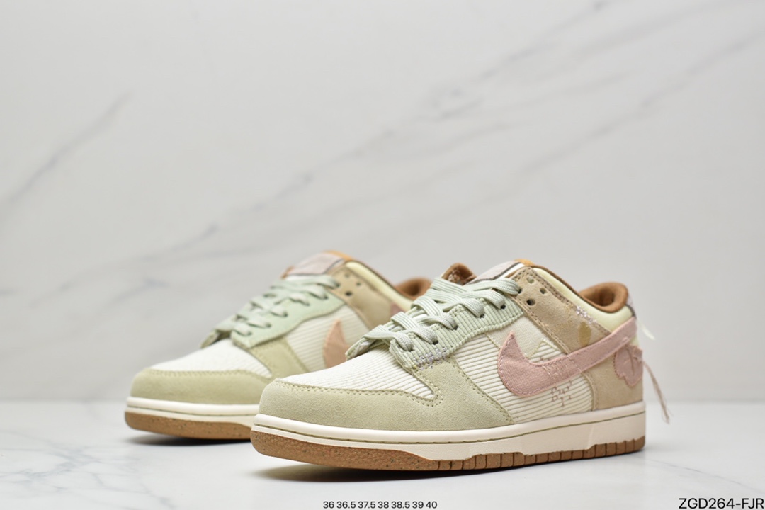 290 耐克Nike Dunk Low “Bright Side” 灰蓝灯芯绒 DQ5076