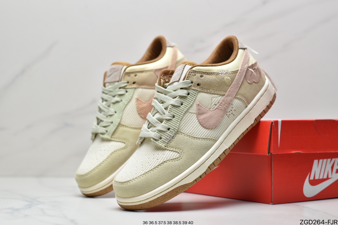 290 耐克Nike Dunk Low “Bright Side” 灰蓝灯芯绒 DQ5076