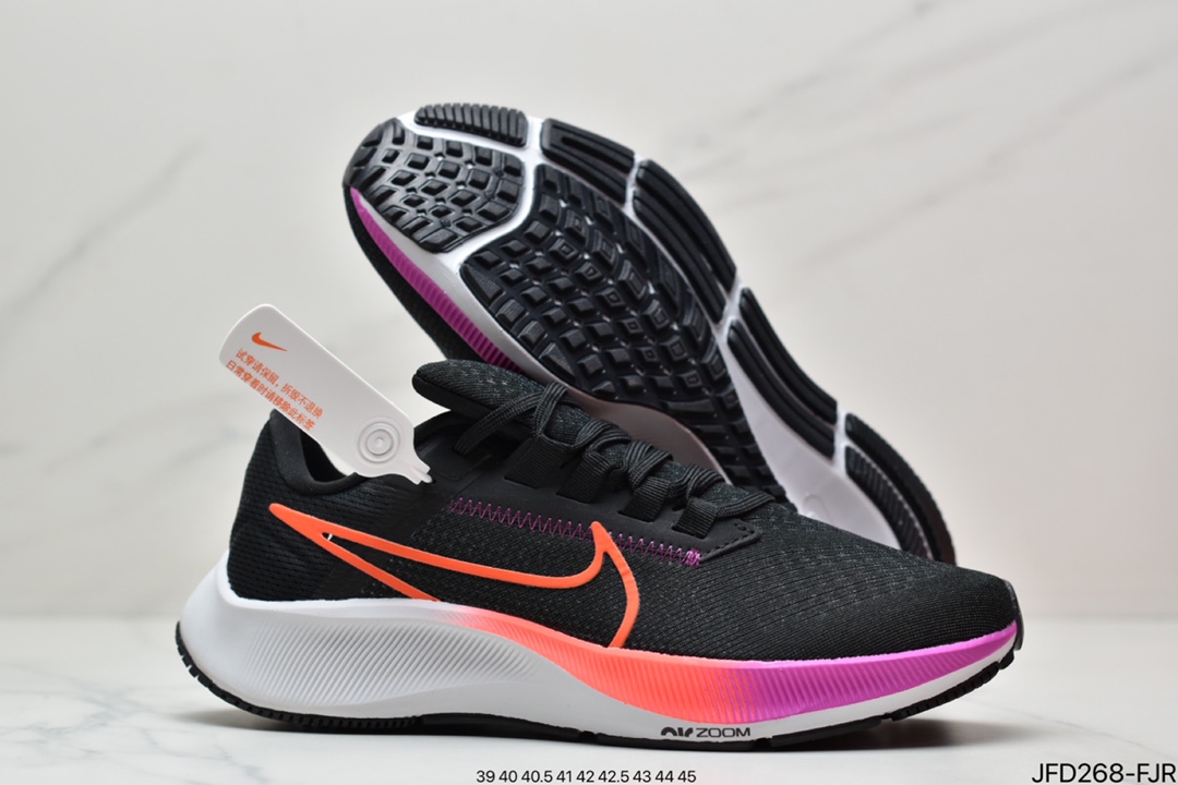 170 耐克Pegasus 38 登月38代系列九针眼网纱透气缓震疾速跑鞋