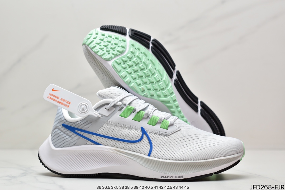 170 耐克Pegasus 38 登月38代系列九针眼网纱透气缓震疾速跑鞋
