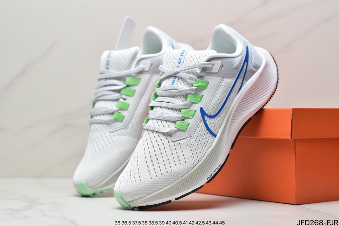 170 耐克Pegasus 38 登月38代系列九针眼网纱透气缓震疾速跑鞋