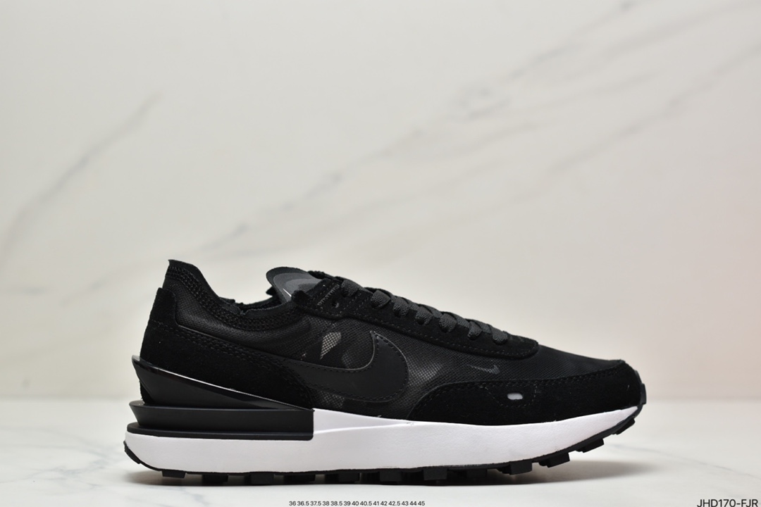 190 Nike Waffle One”Milk Hyper Crimson”华夫一代系列华夫复古慢跑鞋 DA7995