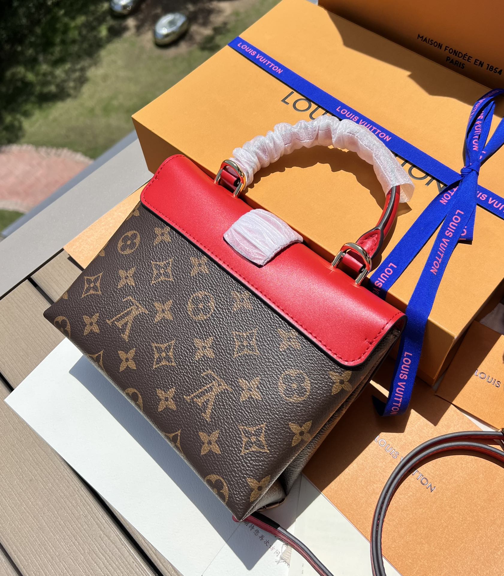 非市场普通货 进口皮料半钢五金 m44322尺寸:20×16×7.5cmLV海外渠道资源特供Locky 