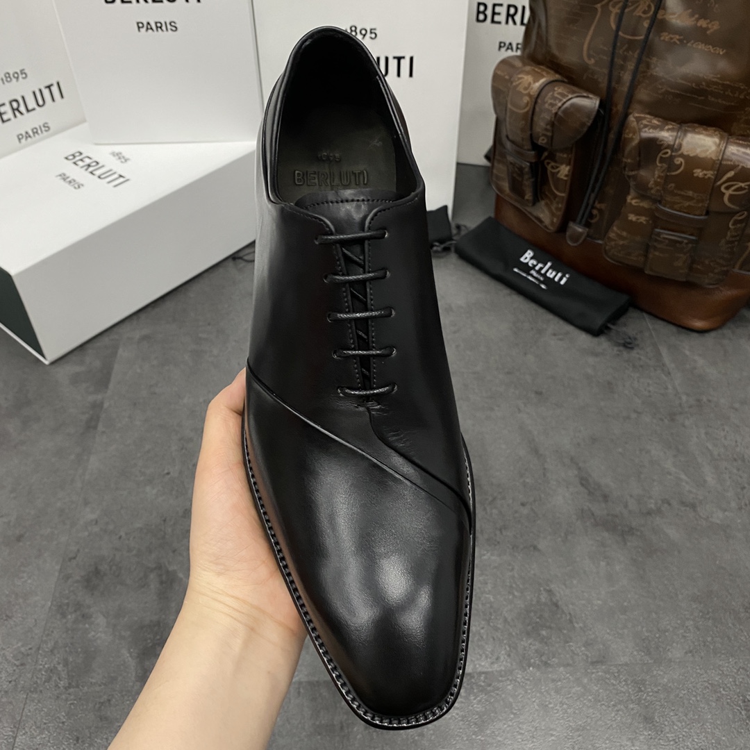 💋💍Berlut*/布鲁提 手工精品男士正装皮鞋  专柜同步火热款牛津鞋  成功人士标配 固特异工艺  