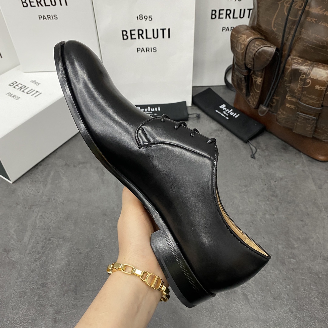 💋💍Berlut*/布鲁提 手工精品男士正装皮鞋 专柜同步火热款牛津鞋 成功人士标配 固特异工艺