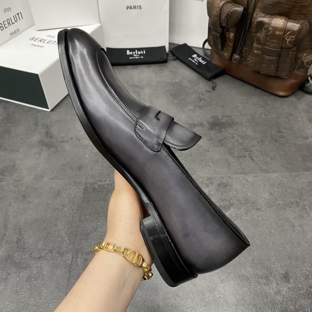 💋💍Berlut*/布鲁提 手工精品男士正装皮鞋 专柜同步火热款Andy乐福皮鞋 成功人士标配 固特