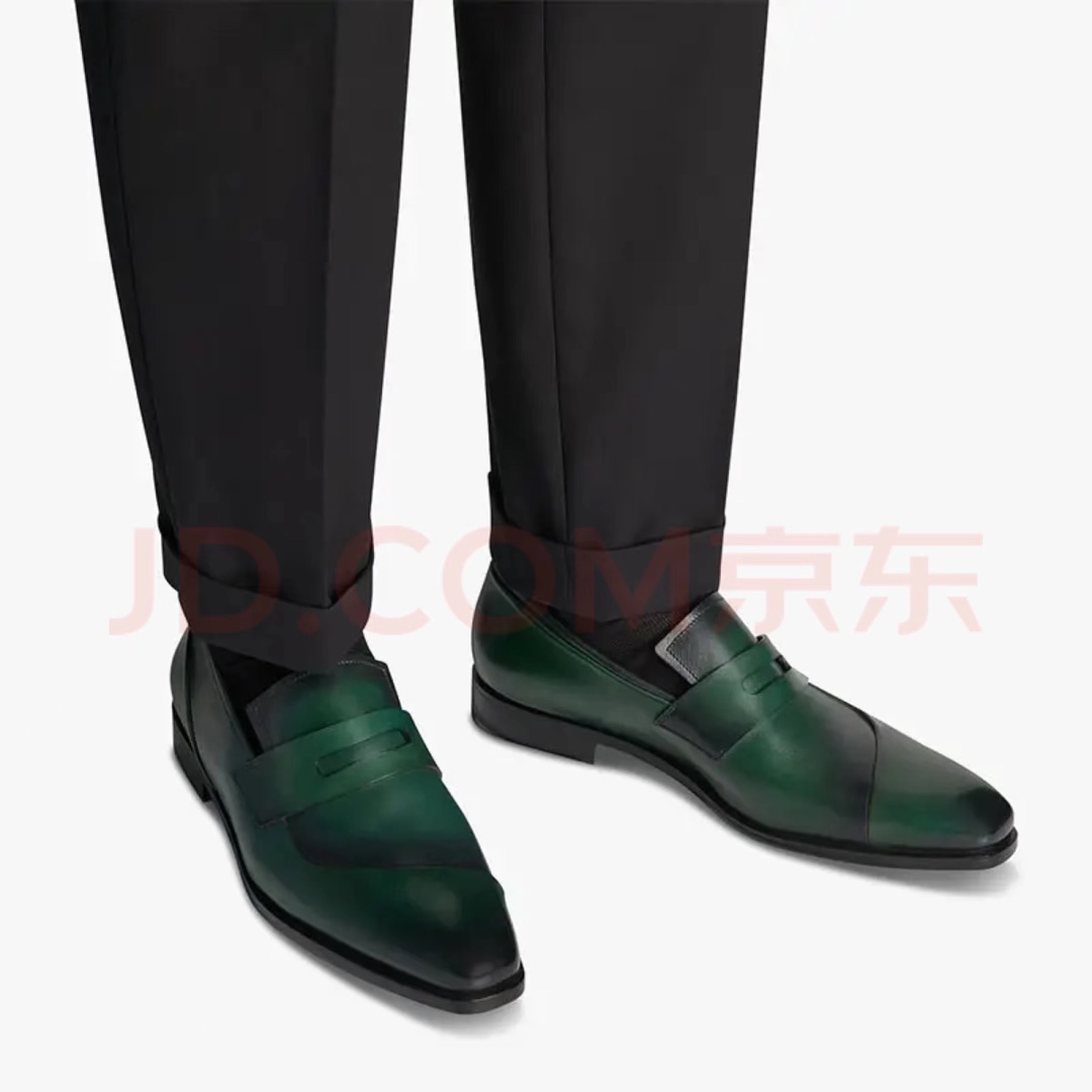 💋💍Berlut*/布鲁提 手工精品男士正装皮鞋  专柜同步火热款Andy乐福皮鞋  成功人士标配 固特