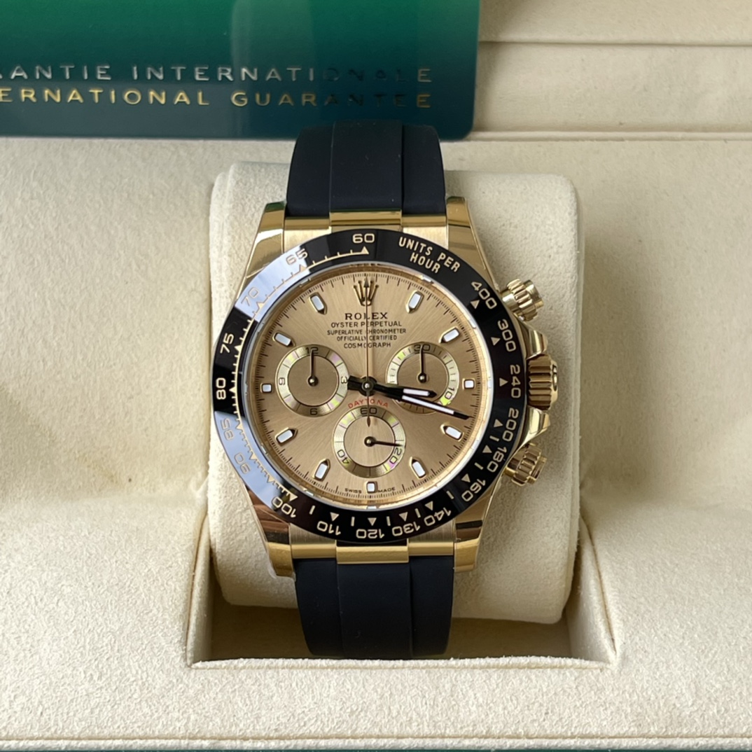 Rolex Daytona Zegarek Niebieski Guma