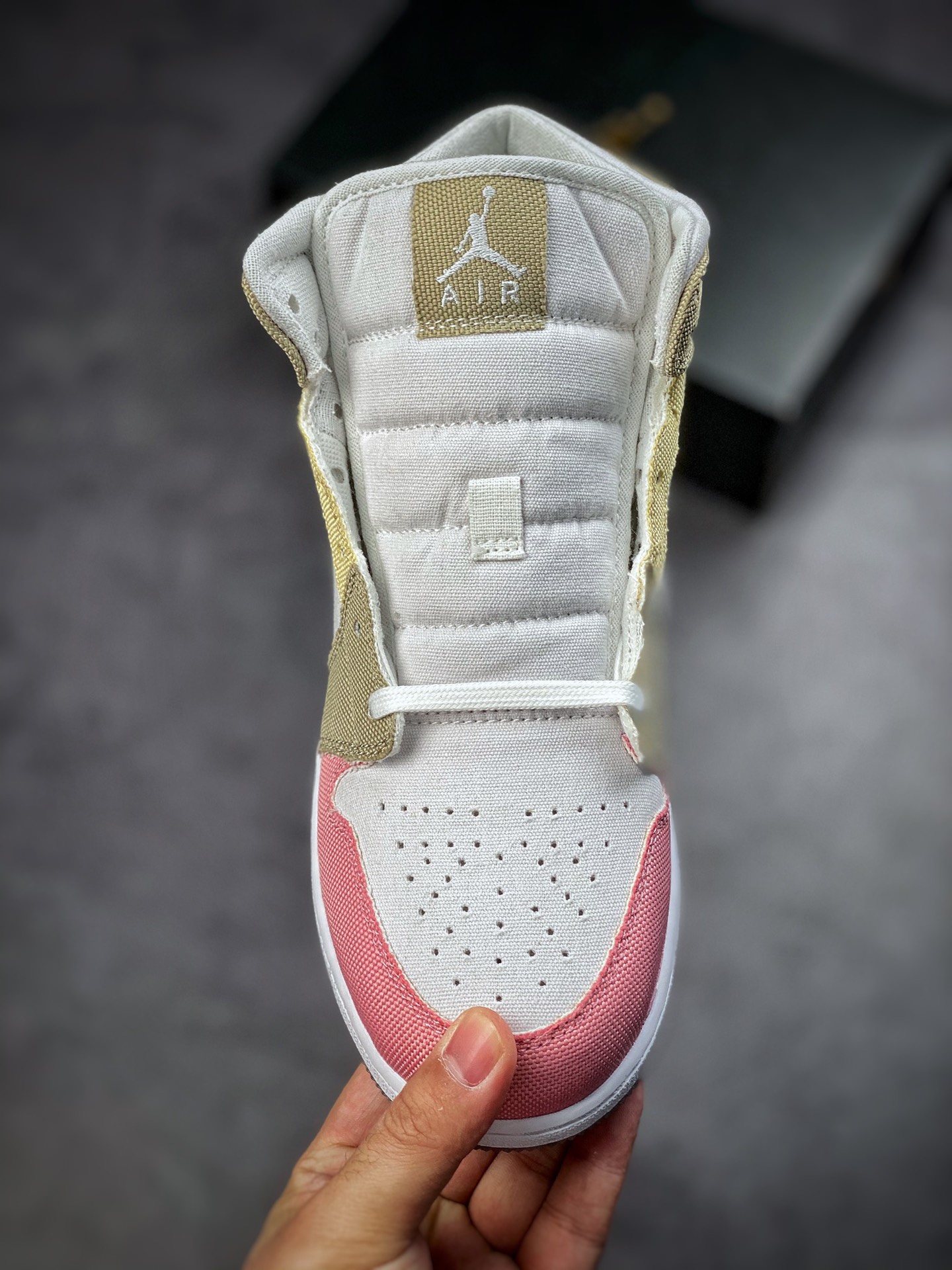 260 Air Jordan 1 Mid 粉白棕 市面唯一正确版本 DJ0338-100