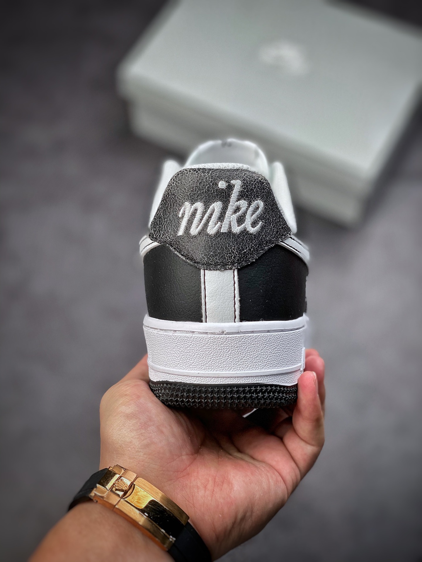 160 Nike Air Force 1 Low 07 黑白 #原楦头原纸板 DA8478-001