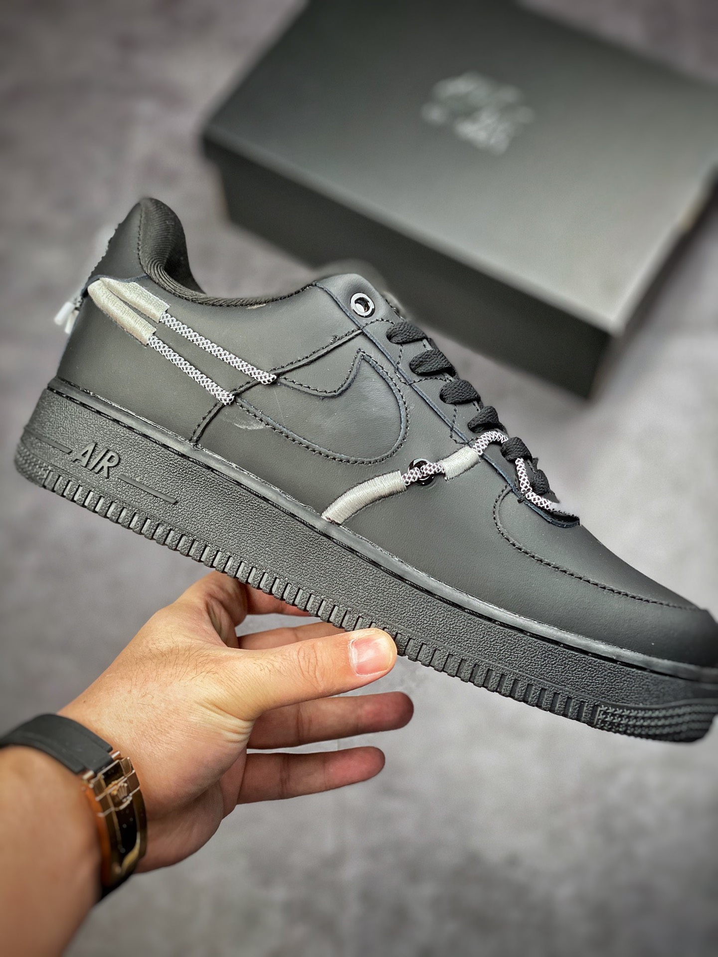 200 Nike Air Force 1 Low 07 纯黑 DH4408-103