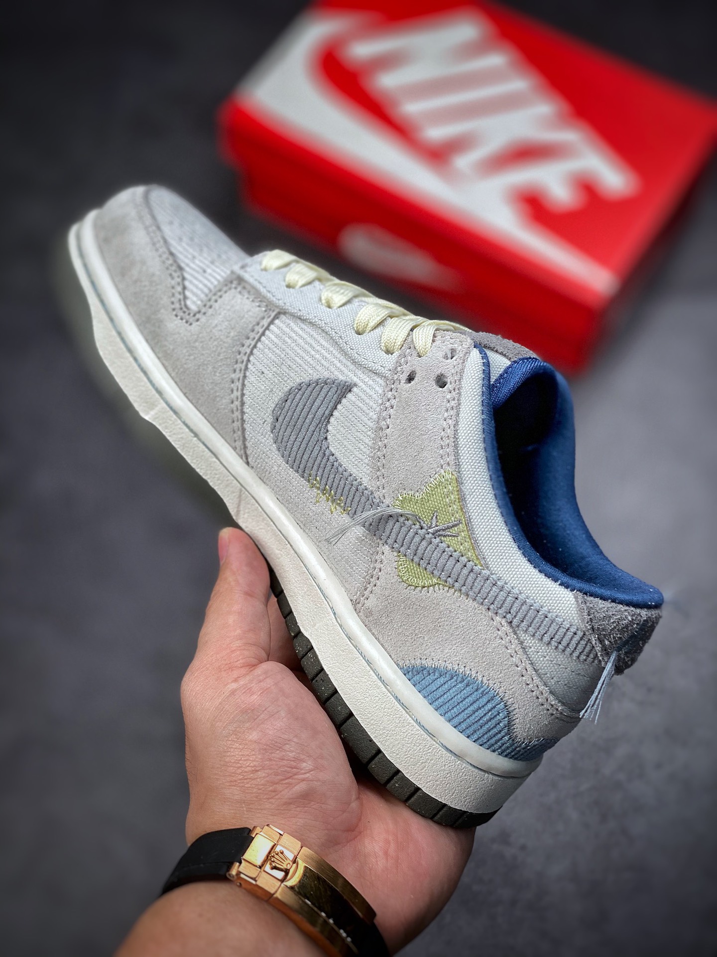 300 Nike Dunk Low Bright Side 灰蓝 灯芯绒 DQ5076-001
